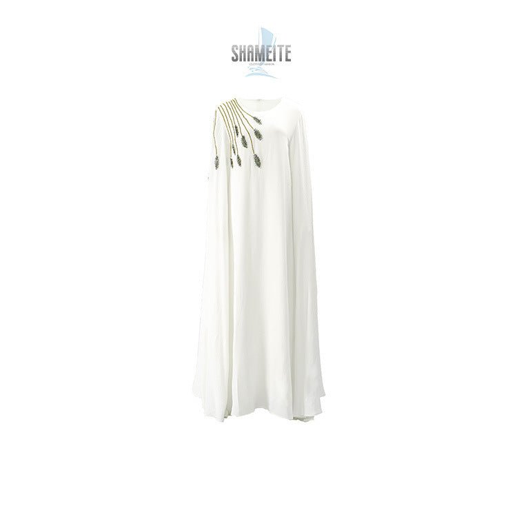 Embroidered Gown - Rebecca Fashion