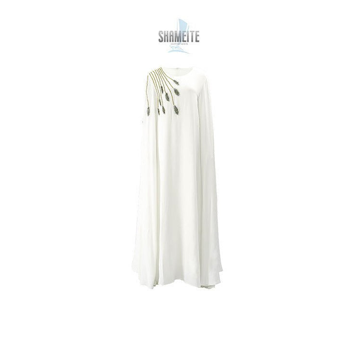Embroidered Gown - Rebecca Fashion