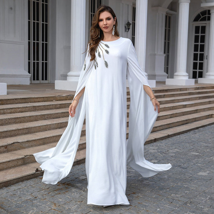 Embroidered Gown - Rebecca Fashion