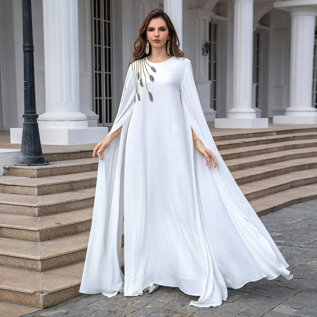 Embroidered Gown - Rebecca Fashion