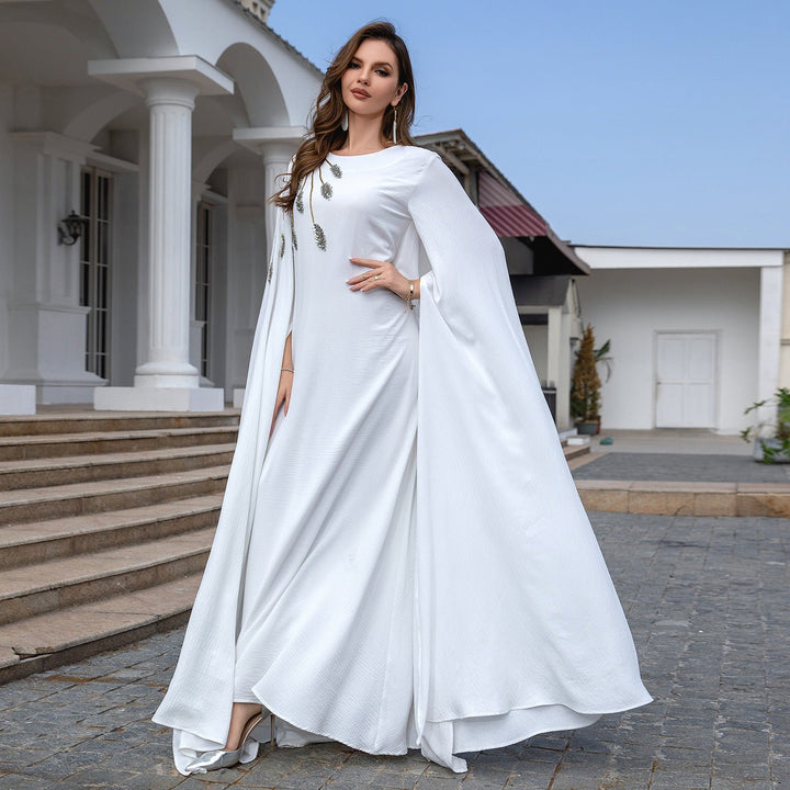 Embroidered Gown - Rebecca Fashion