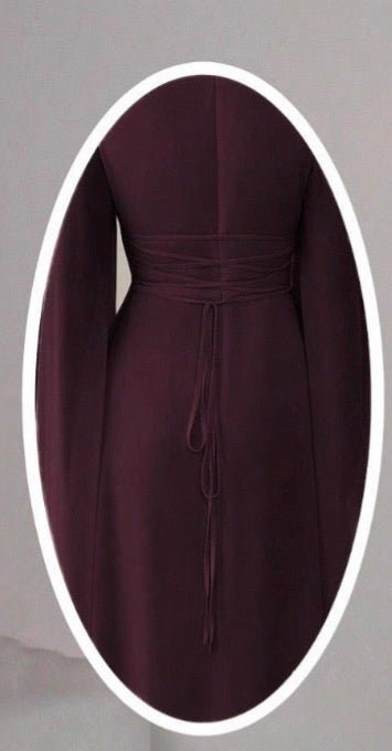 Velvet Bloom Elegant A-Line Maxi Dress for Women Velvet Bloom Velvet - Rebecca Fashion